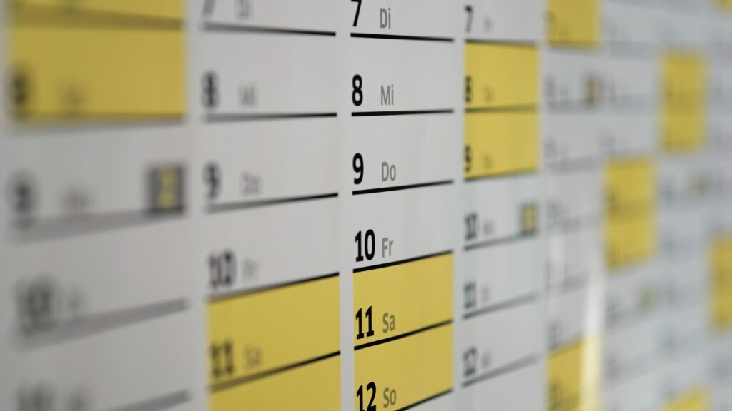 年間スケジュールページ その“空白のページ”、活かせていますか?