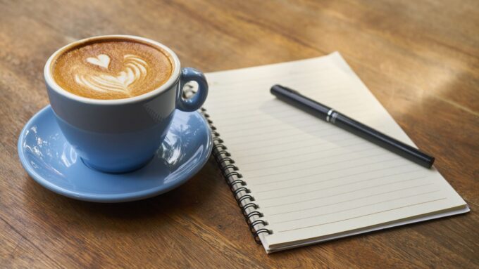 コーヒーカップ　ノート