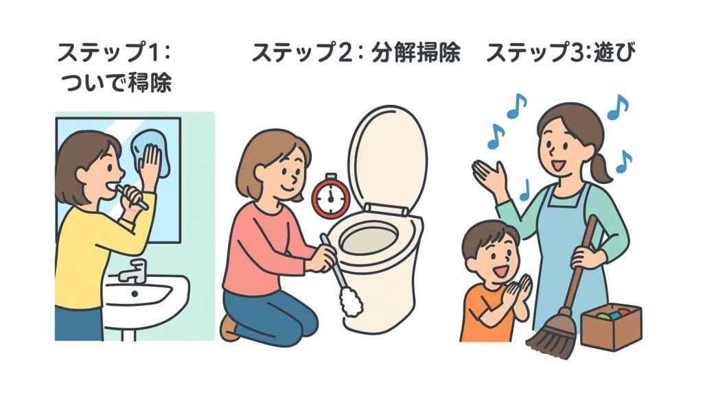 掃除 ステップ