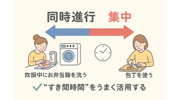 家事 同時進行