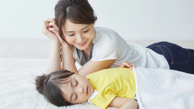 親子 ねかしつけ