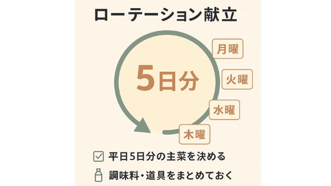 献立ローテーション