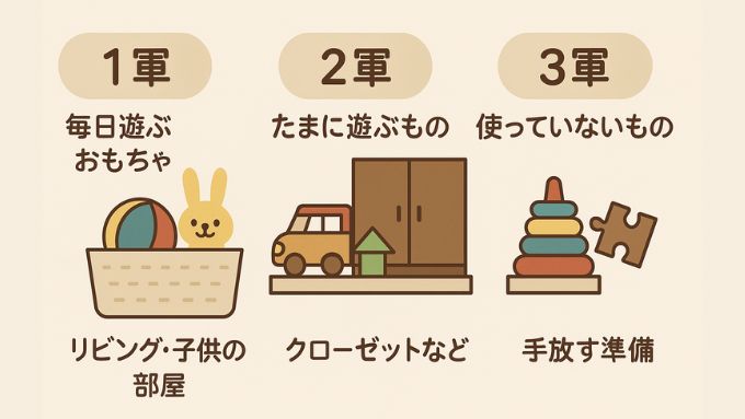 子どもが片付けたくなる！おもちゃ整理の3ステップ