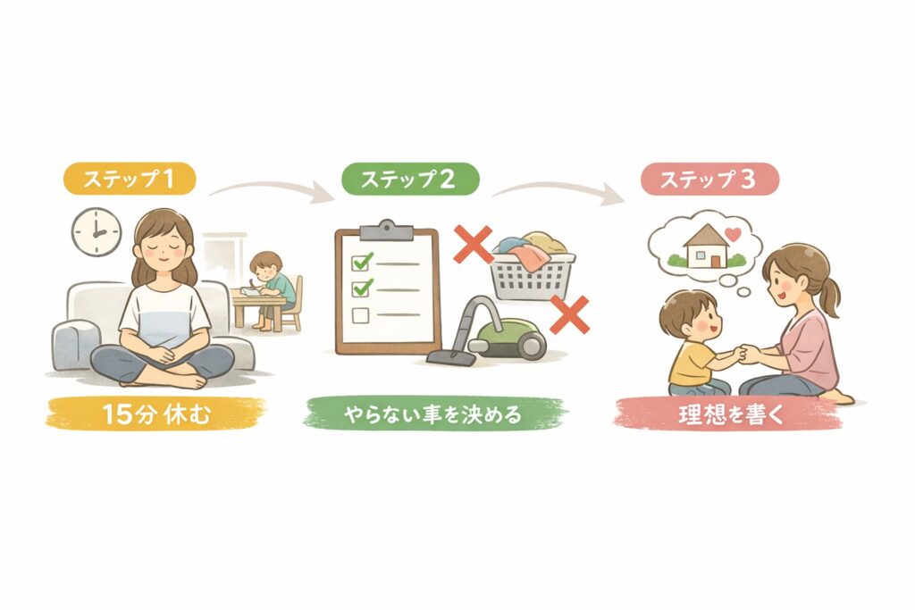 家事育児余裕がない