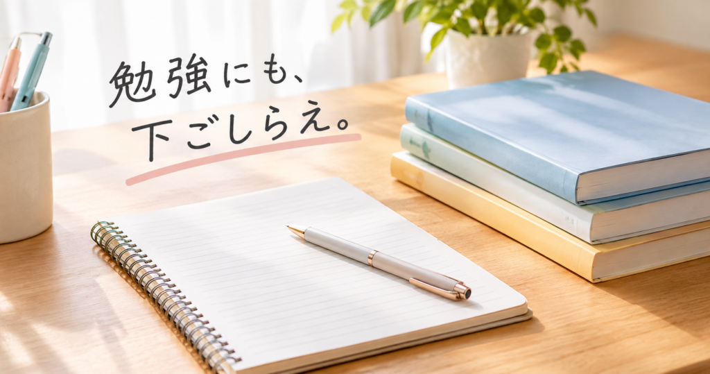 育児中の勉強が続かない。朝 10 分・昼 15 分を学びに変えた「下ごしらえ」